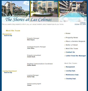 Las Colinas: Meet the Team